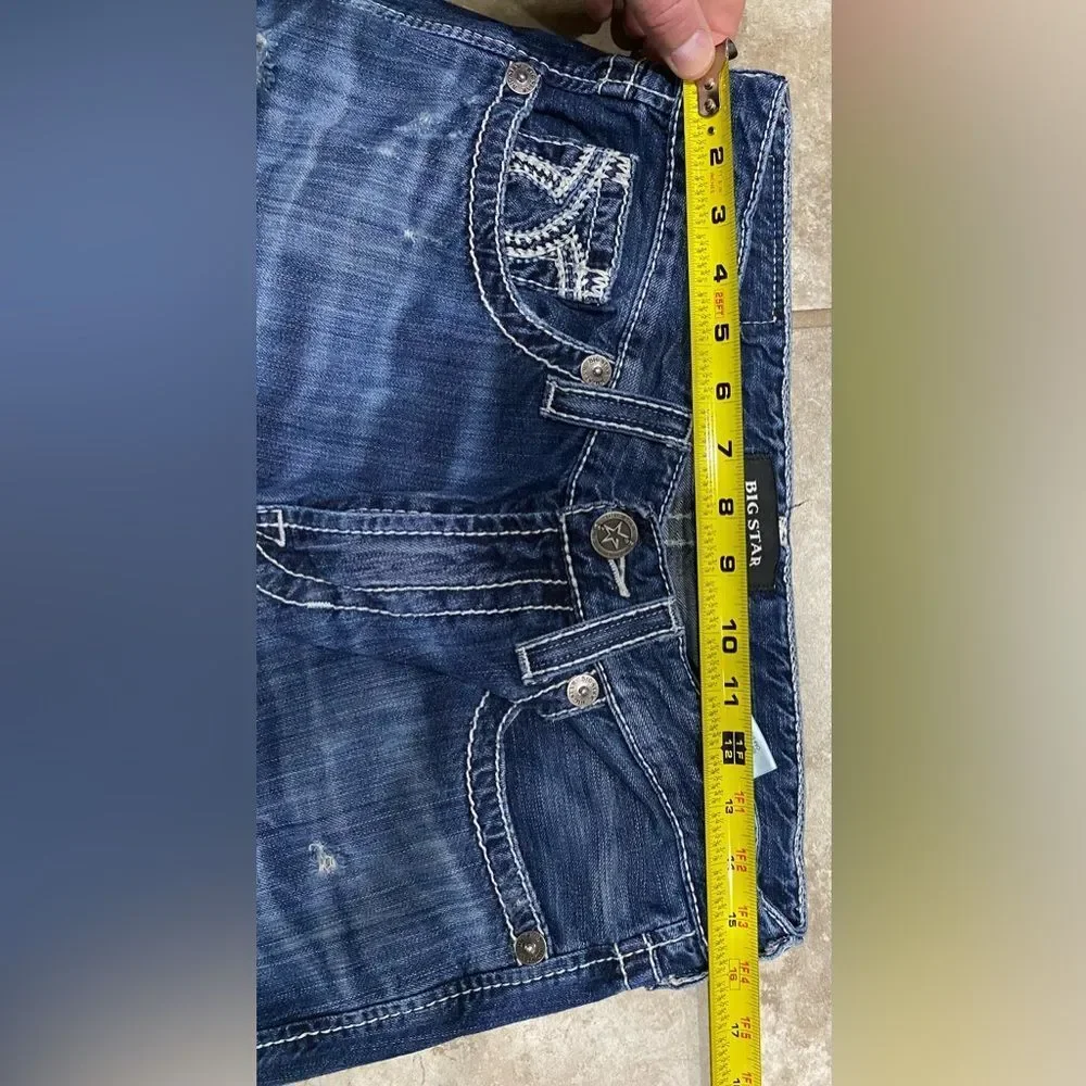 Big Star Pioneer Bootcut Jeans Men’s 32R (32x31) Medium Wash EUC